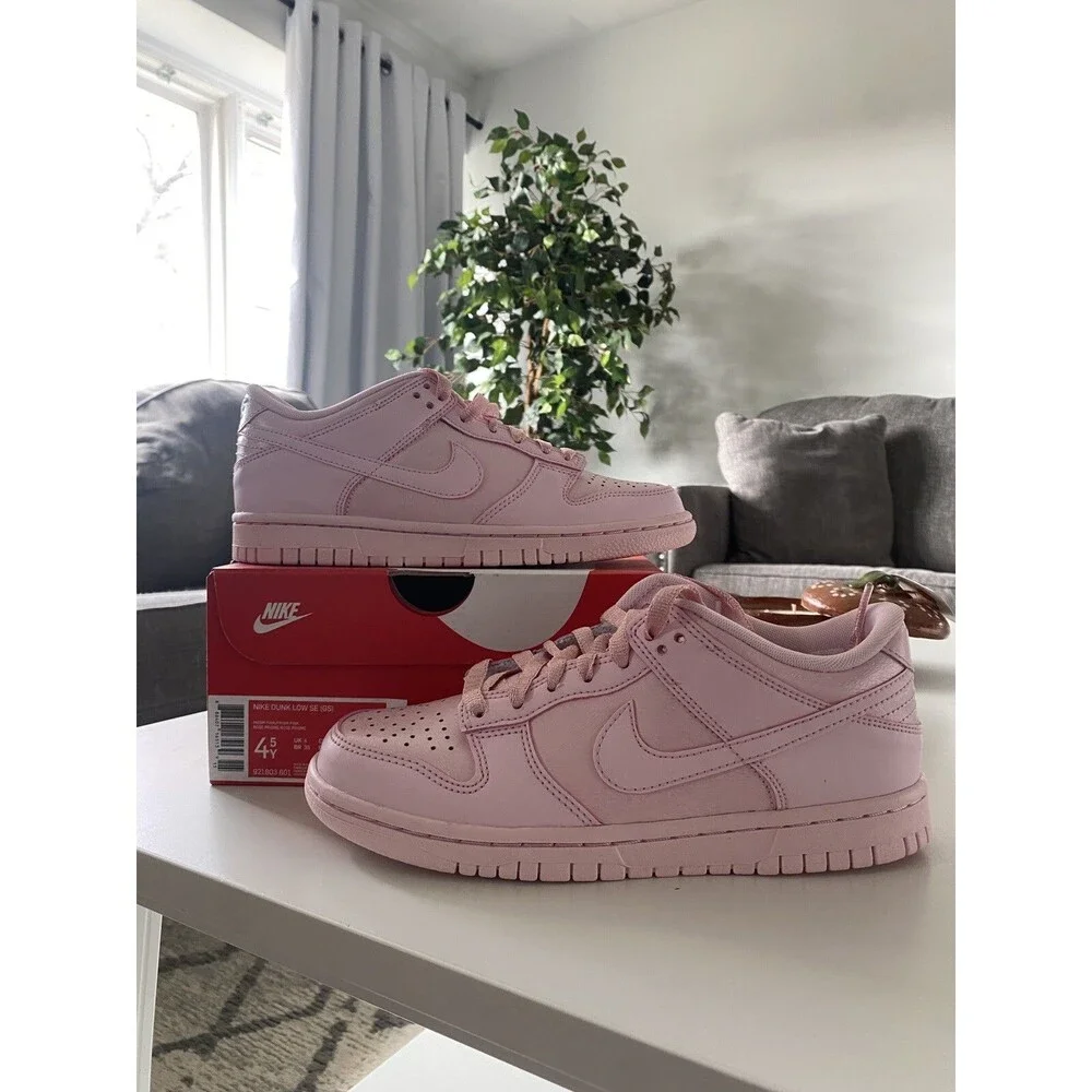 Nike Dunk Low SE (GS) Size US 4.5Y Women 6 921803 601 Prism Pink / Rose Prisme